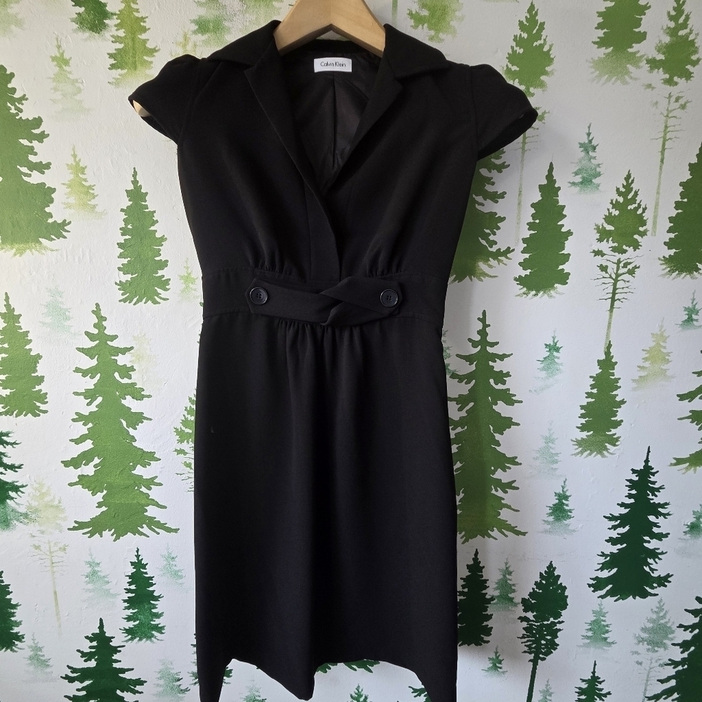 Calvin Klein Sheath Cap Sleeve Dress